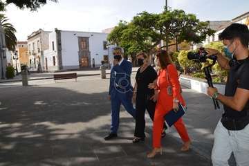 Visita oficial a Telde de Román Rodríguez, vicepresidente del Gobierno de Canarias/TA y Acfi Press.
